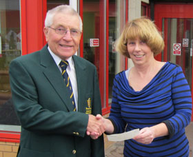 Horsehay Village Senior Captains Charity Donation 2012